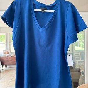 Size 1x. Royal blue top